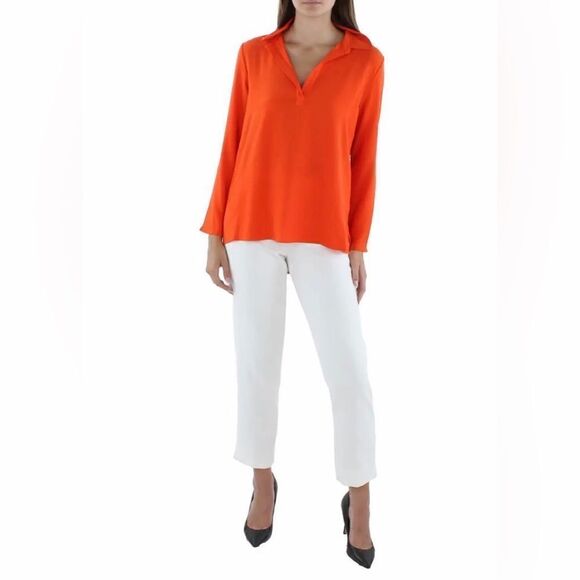 NWT … LENA GABRIELLE “Size: L” Carrot Blouse / Top - Picture 3 of 8